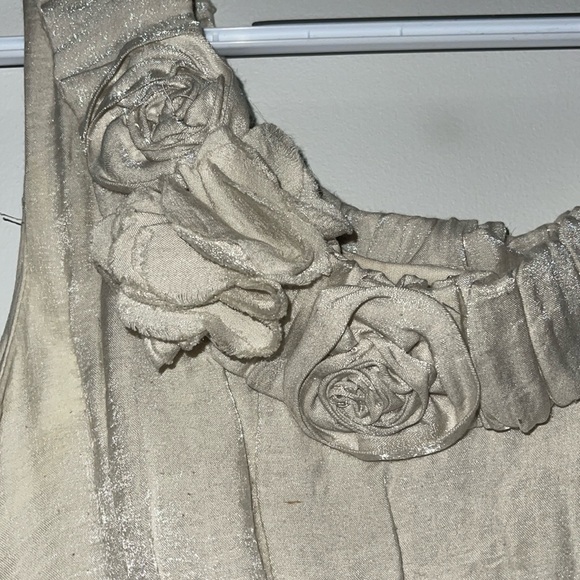 Women’s Petite Black and Off White/Cream Dress - Picture 3 of 4